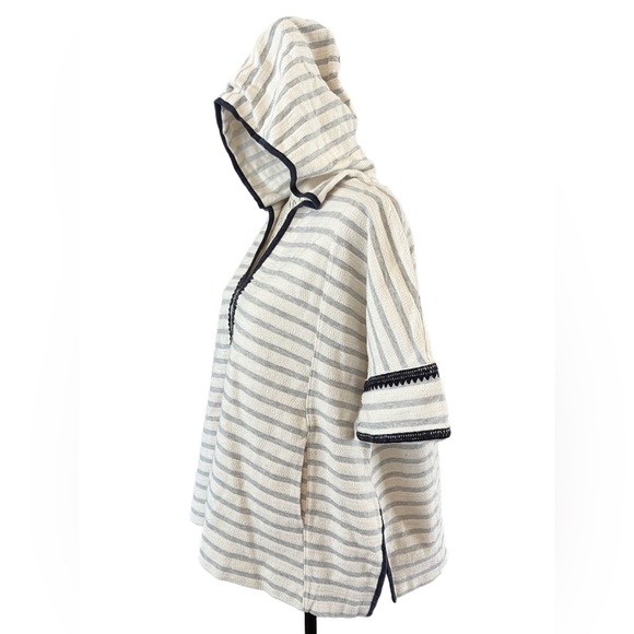 NWOT Madewell Women's Elise Embroidered Hooded Tunic Top Medium Large Pockets - Picture 9 of 15